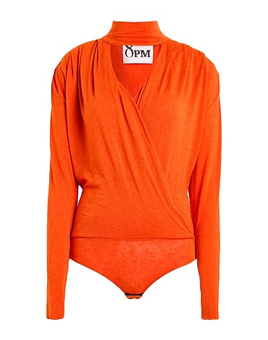 8PM TOPS Rostrot 71% Modal, 24% Wolle, 5% Elastan