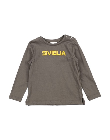 SIVIGLIA WHITE T-shirt Verde militare 98% Cotone, 2% Elastan
