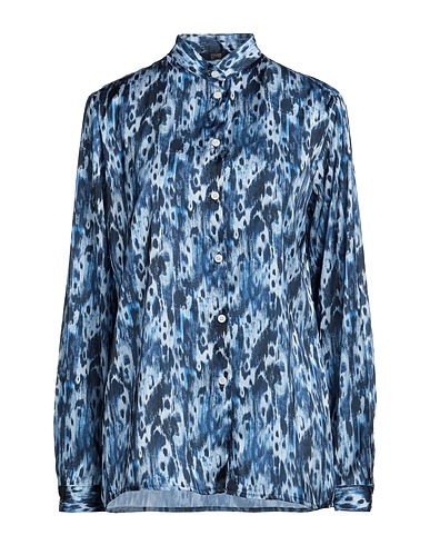 CAVALLI CLASS Patterned shirts & blouses Midnight blue 100% Viscose