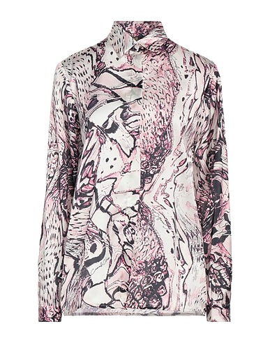 CAVALLI CLASS Camicie  e bluse fantasia Rosa 100% Viscosa