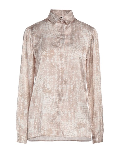 CAVALLI CLASS Camicie  e bluse fantasia Beige 100% Viscosa