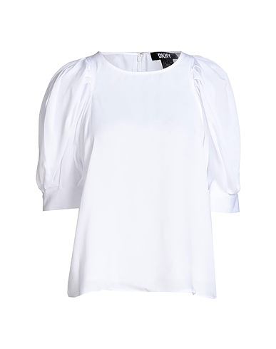 DKNY Top Bianco 100% Poliestere
