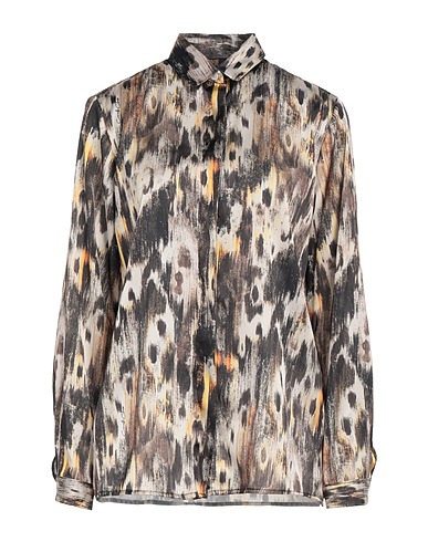 CAVALLI CLASS Camicie Verde scuro 100% Viscosa