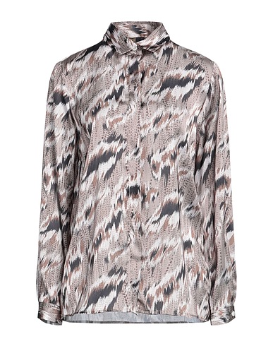 CAVALLI CLASS Shirts Khaki 100% Viscose