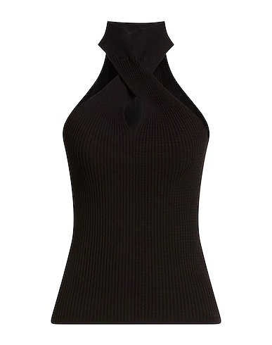 MSGM Top Black 70% Viscose, 30% Polyester