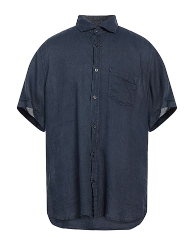 GLANSHIRT Linen shirt Midnight blue 100% Linen