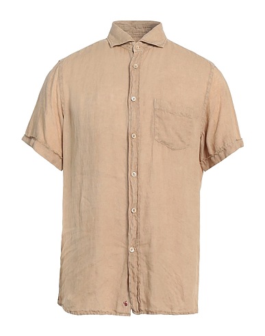 GLANSHIRT Solid colour shirt 100% Linen