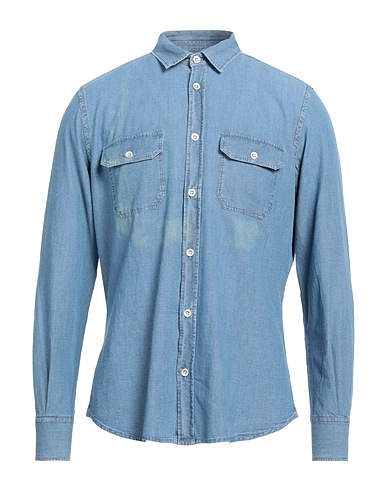 INDIGOCHINO Camicia di jeans Blu 100% Cotone