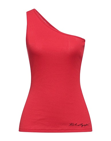 KARL LAGERFELD Top Mattone 95% Cotone organico, 5% Elastan