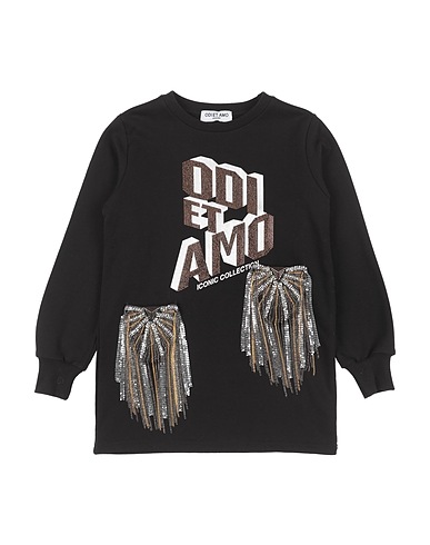 ODI ET AMO Sweatshirt Black 95% Cotton, 5% Elastane