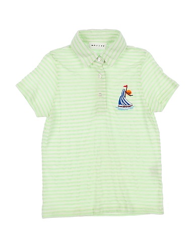 MORLEY Polo shirt Green 44% Viscose, 30% Linen, 26% Polyester