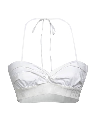 DOROTHEE SCHUMACHER Top White 97% Cotton, 3% Elastane, Viscose, Polyamide