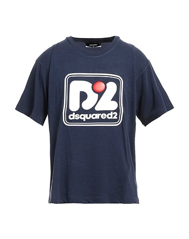 DSQUARED2 T-shirt Navy 88% Cotton, 12% Viscose