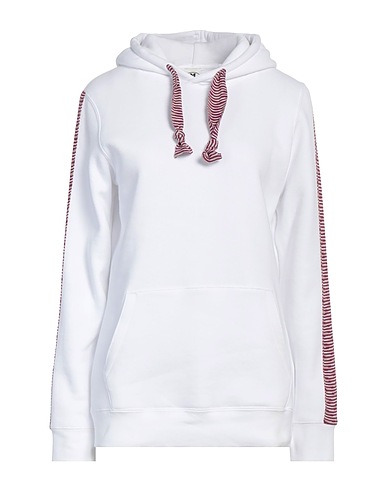 M MISSONI Hooded track jacket  White 80% Cotton, 20% Polyester