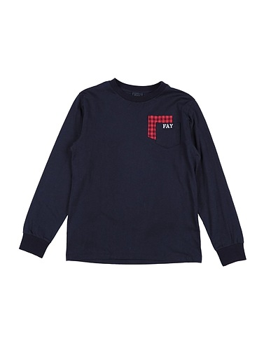 FAY T-shirt Midnight blue 100% Cotton