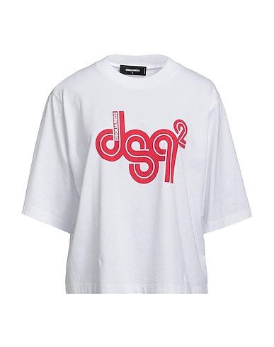 DSQUARED2 Oversize-T-Shirt White 100% Cotton