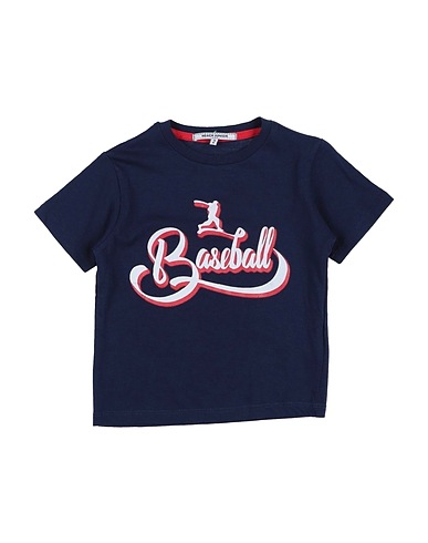 SILVIAN HEACH T-shirt Navy blue 100% Cotton