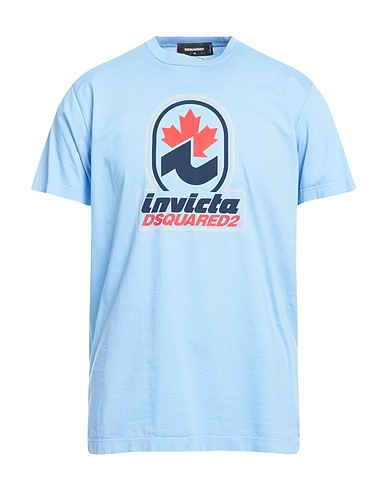 DSQUARED2 Camiseta Azul celeste 100% Algodón