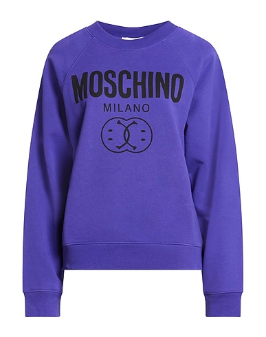 MOSCHINO Sweatshirt COUTURE X SMILEY WORLD®
 Purple 100% Organic cotton