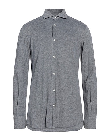 GLANSHIRT Solid colour shirt Midnight blue 100% Cotton