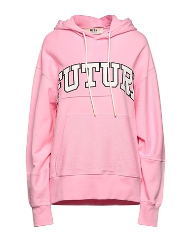 MSGM Hooded track jacket  Pink 100% Organic cotton