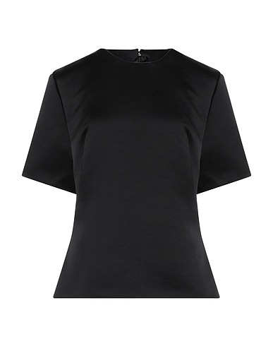 MCQUEEN Top Black 100% Polyester, Rayon