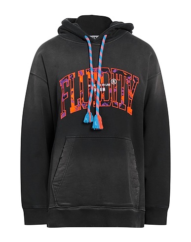 MSGM Hooded sweatshirt Charcoal 100% Cotton