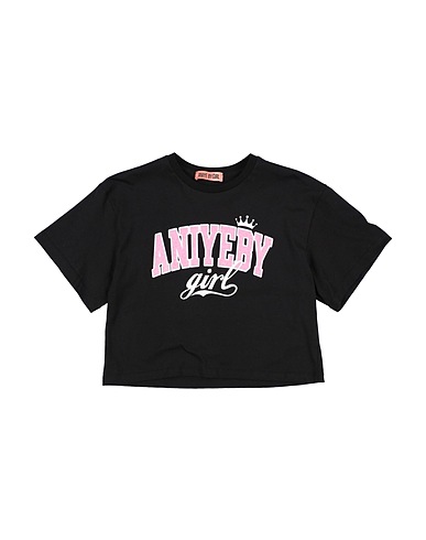 ANIYE BY T-shirt Black 100% Cotton