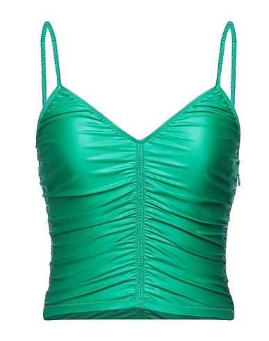 ALEXANDER WANG Top Emerald green 79% Polyester, 21% Elastane