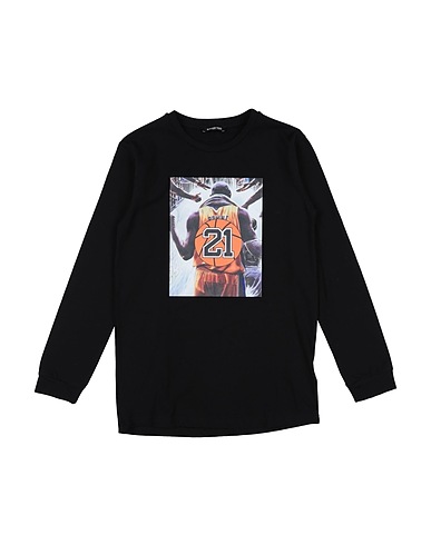 NEVER TOO T-shirt Black 90% Cotton, 10% Elastane