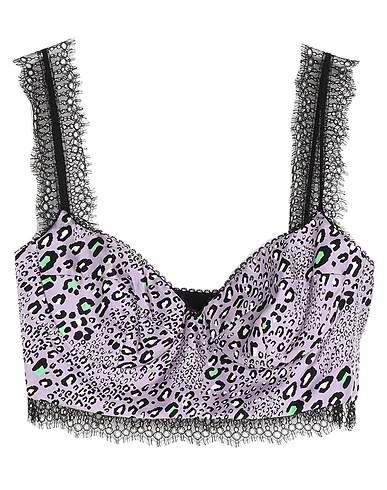 VERSACE Bustier Lilac 100% Silk, Viscose, Polyamide, Elastane