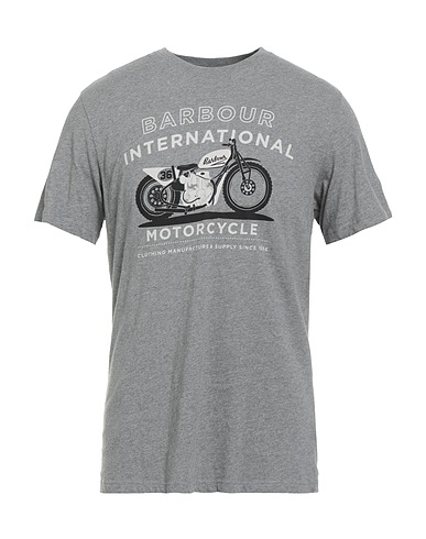BARBOUR T-shirt Grey 100% Cotton