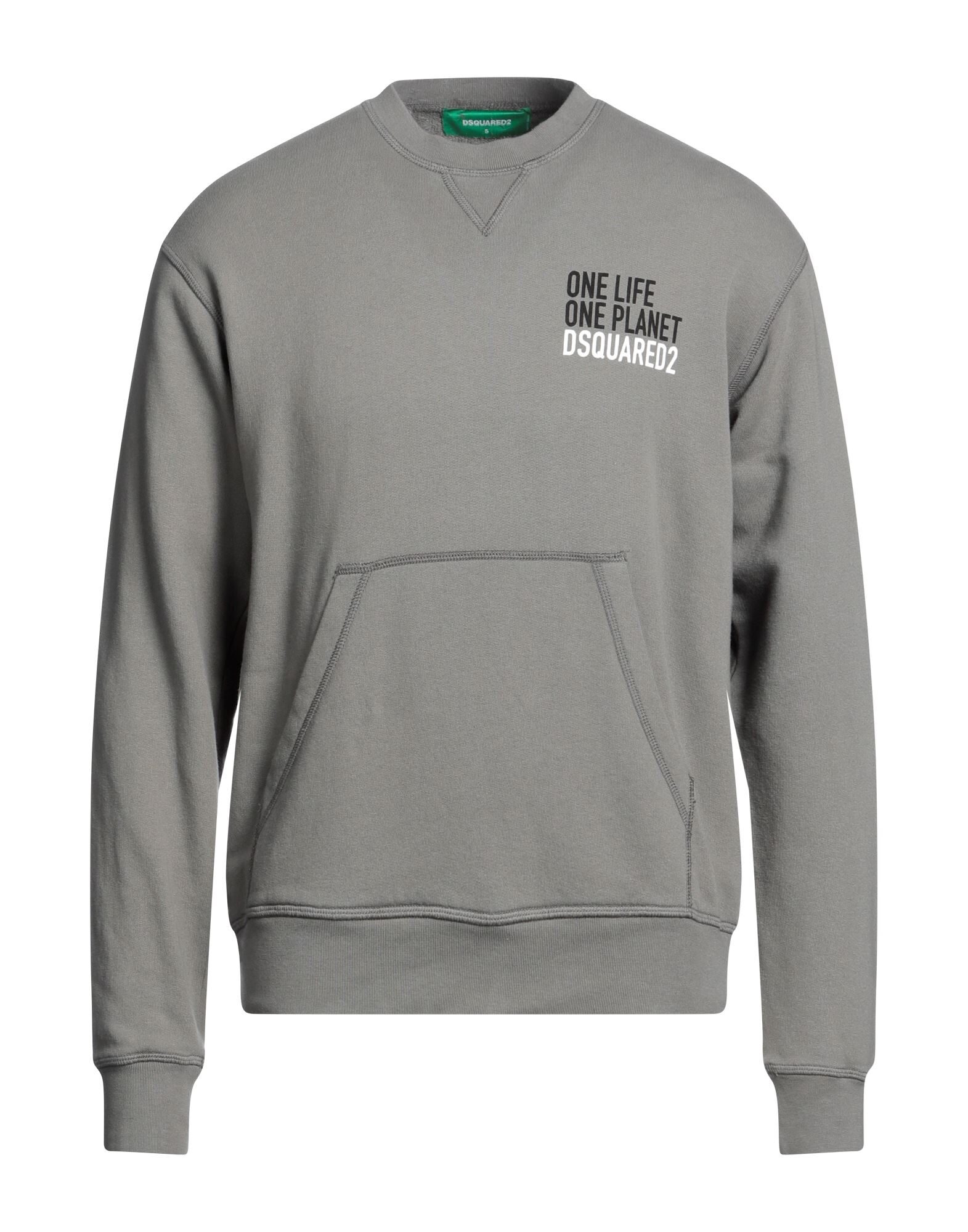 VIP【関税送料無料】希少 DSQUARED2 GREY COTTON BLEND HOODIE Dsquared2 Japan flower hooded sweatshirt | S71GU0147S25148858M