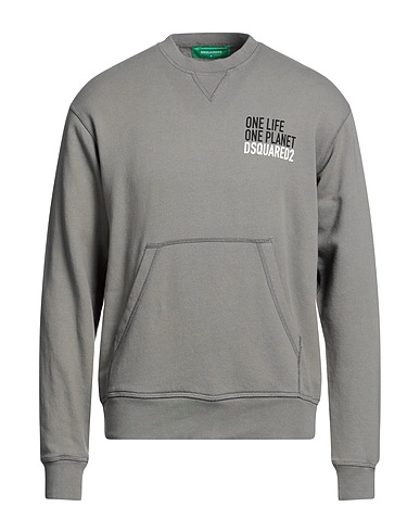DSQUARED2 Felpa Piombo 100% Cotone, Elastan