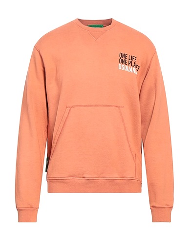 DSQUARED2 Sweatshirt Salmon pink 100% Cotton, Elastane