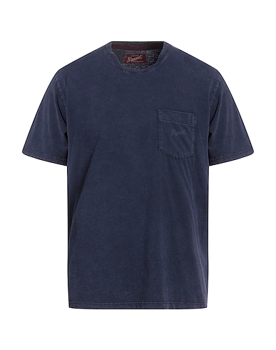 STEWART T-Shirt Marineblau 100% Baumwolle