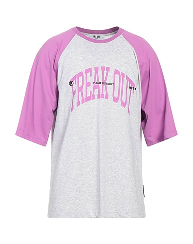 MSGM T-shirt Mauve 100% Cotton