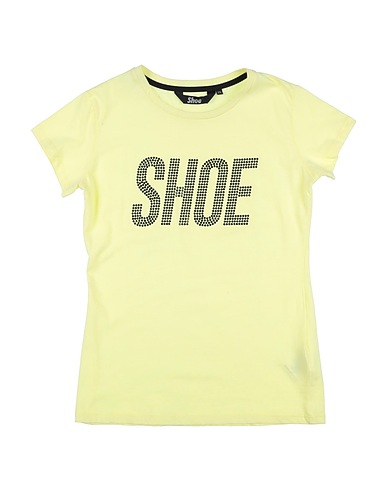 SHOE T-shirt Yellow 100% Cotton