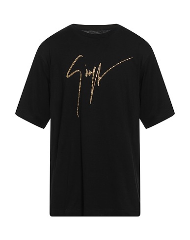 GIUSEPPE ZANOTTI T-shirt Black 100% Cotton