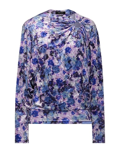 ISABEL MARANT Top Purple 85% Polyamide, 15% Elastane