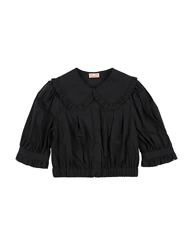 ELISABETTA FRANCHI Top Black 100% Cotton
