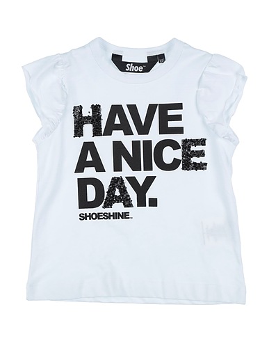 SHOE T-shirt White 100% Cotton