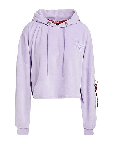 ALPHA INDUSTRIES Felpa Lilla 100% Poliestere