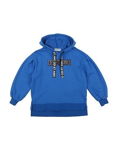 ODI ET AMO Hooded track jacket  Blue 95% Cotton, 5% Elastane