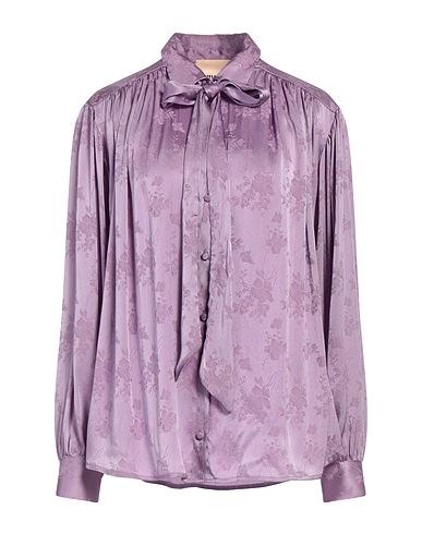 ANIYE BY Solid color shirts & blouses Lilac 78% Acetate, 22% Silk