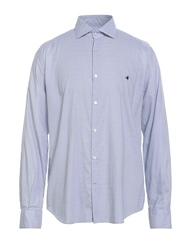BROOKSFIELD Camicia fantasia Bianco 100% Cotone