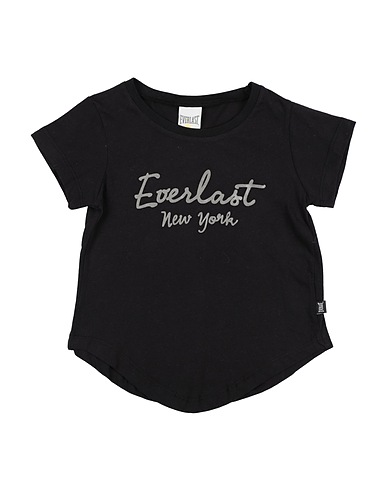 EVERLAST T-shirt Black 100% Cotton