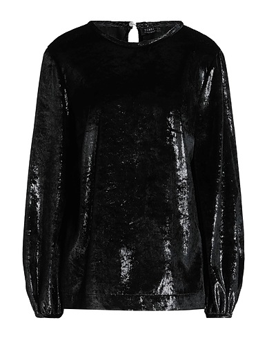 GIANLUCA CAPANNOLO Top Black 100% Polyester
