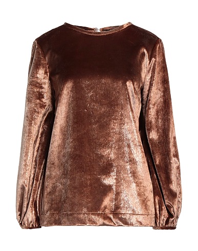GIANLUCA CAPANNOLO Top Braun 100% Polyester