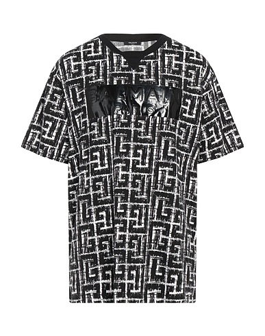 BALMAIN T-shirt Black 100% Cotton